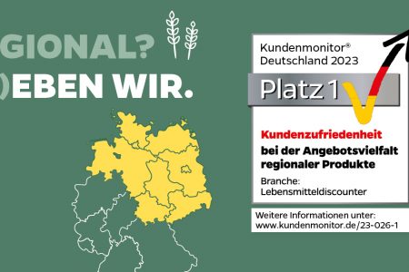 Netto beweist seine Regionalkompetenz erneut im Kundenmonitor 2023