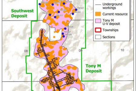 Consolidated Uranium beendet erste Bohrphase auf Tony M Mine